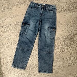 Maurice’s m jeans | Slim Straight Ankle High Rise Cargo Jeans | SZ 2 Reg